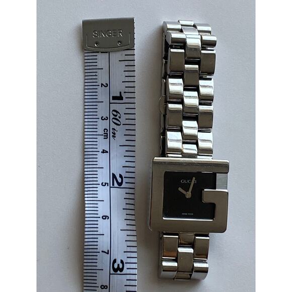 Authentic Gucci Stainless Steel G-Frame Women’s Watch – 23mm - Picture 11 of 13